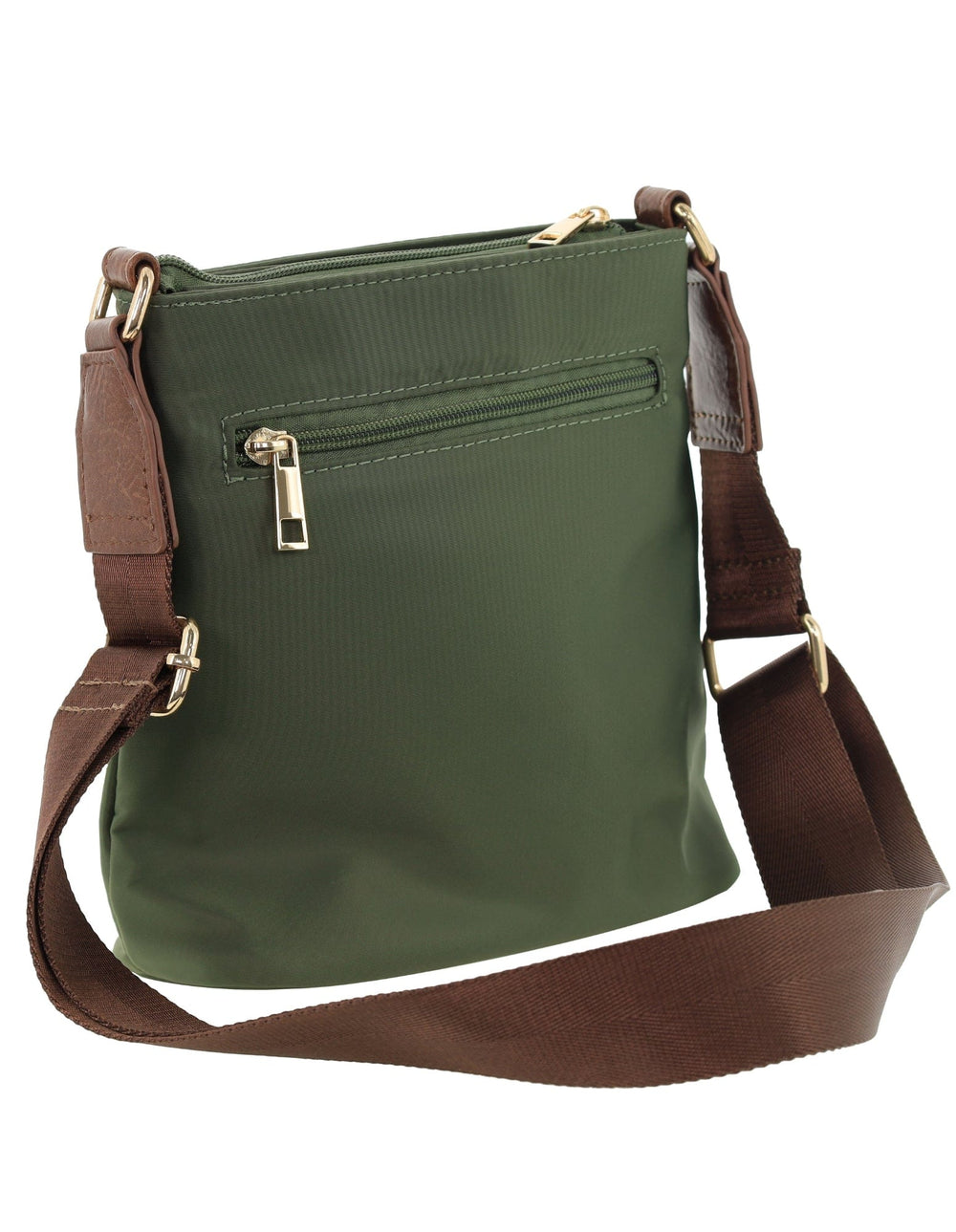 Pierre Cardin - PC4075 Two-Tone RFID Nylon Anti-Theft Bag - Olive Green