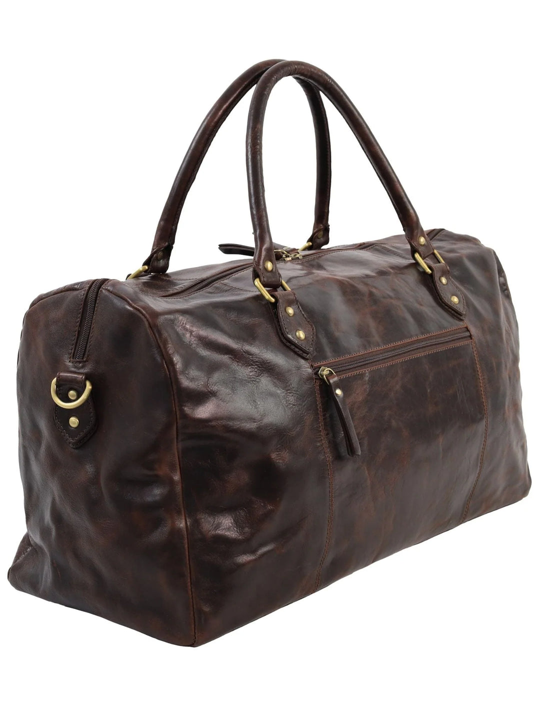 Pierre Cardin - PC3335 Leather Overnight Bag - Chocolate