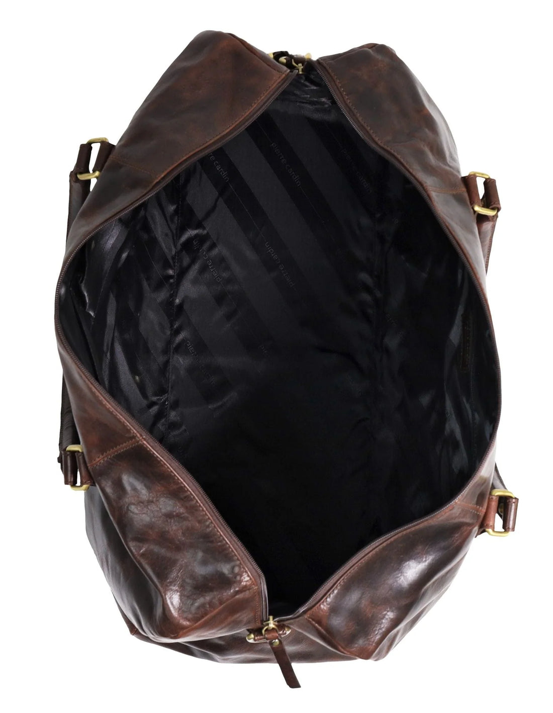 Pierre Cardin - PC3335 Leather Overnight Bag - Chocolate