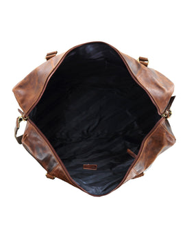 Pierre Cardin - 56cm Leather overnight bag PC3335 - Cognac - 0