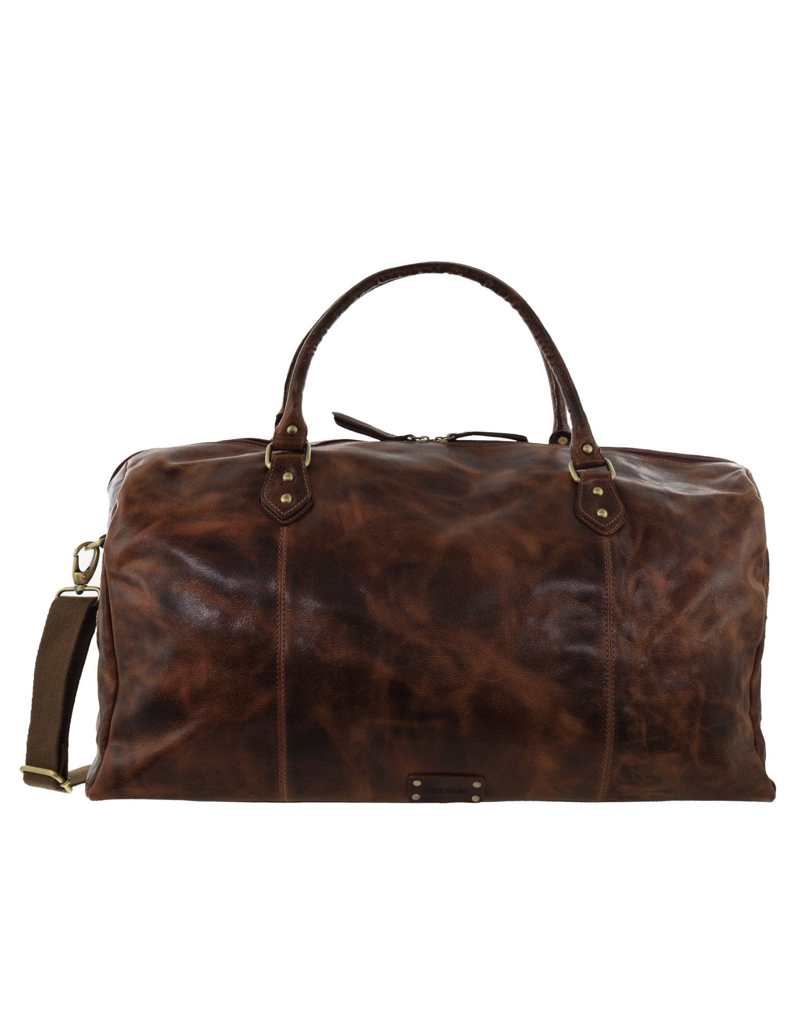 Pierre Cardin - 56cm Leather overnight bag PC3335 - Cognac