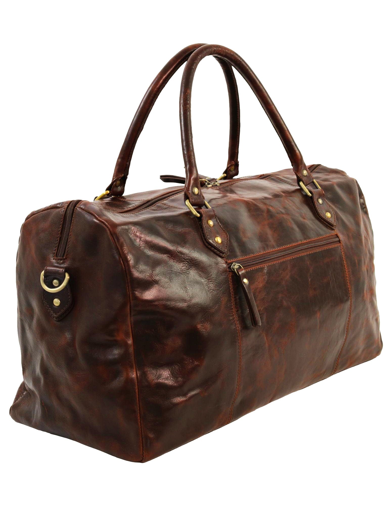 Pierre Cardin - 56cm Leather overnight bag PC3335 - Cognac