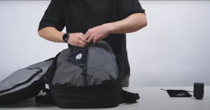 Travelite - Vacuum Compression Travel Backpack 17.3in with Pump - Black
