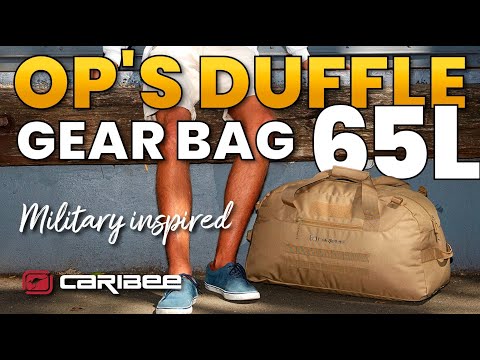 Caribee - 5685 Op's 65lt Military Gear Bag - Black