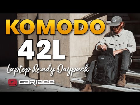 Komodo 42L team backpack - official Caribee product demonstration