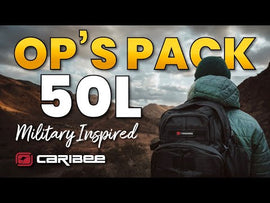 Caribee Ops 50L Backpack - Black - 0
