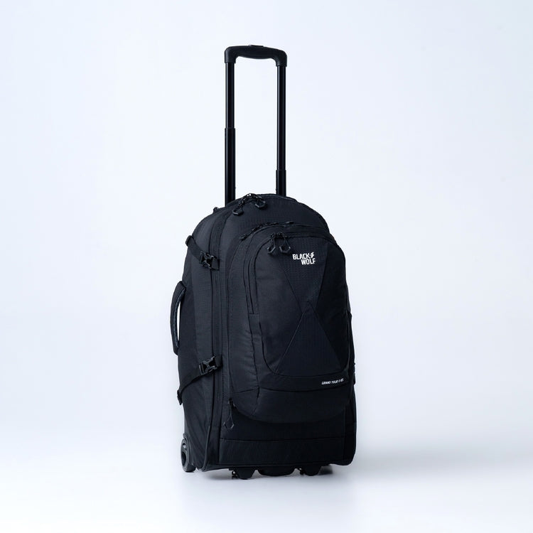 Black wolf backpack with wheels sale