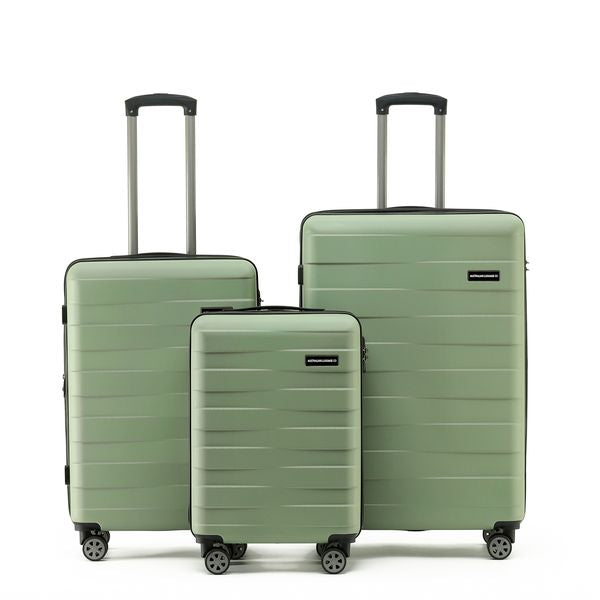 Aus Luggage - ALC250-3A VORTEX Set of 3 suitcases - Green