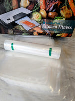 Kitchen Fitness - Vacuum Sealer Kit + 4 Canisters 20mt Rolls & 60 pre made bags -