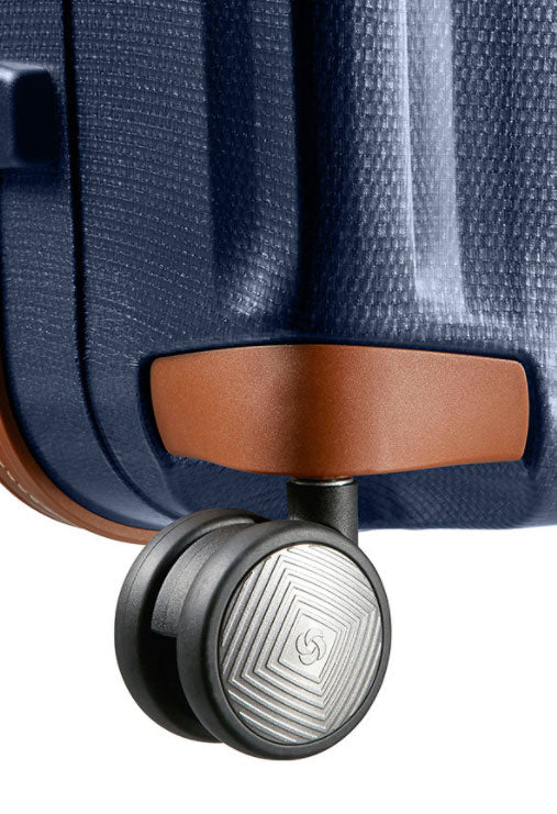 Samsonite - Lite Cube Deluxe 82CM Large 4 Wheel Hard Suitcase - Midnight Blue