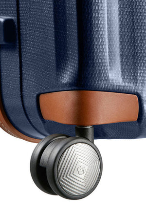 Samsonite - Lite Cube Deluxe 82CM Large 4 Wheel Hard Suitcase - Midnight Blue