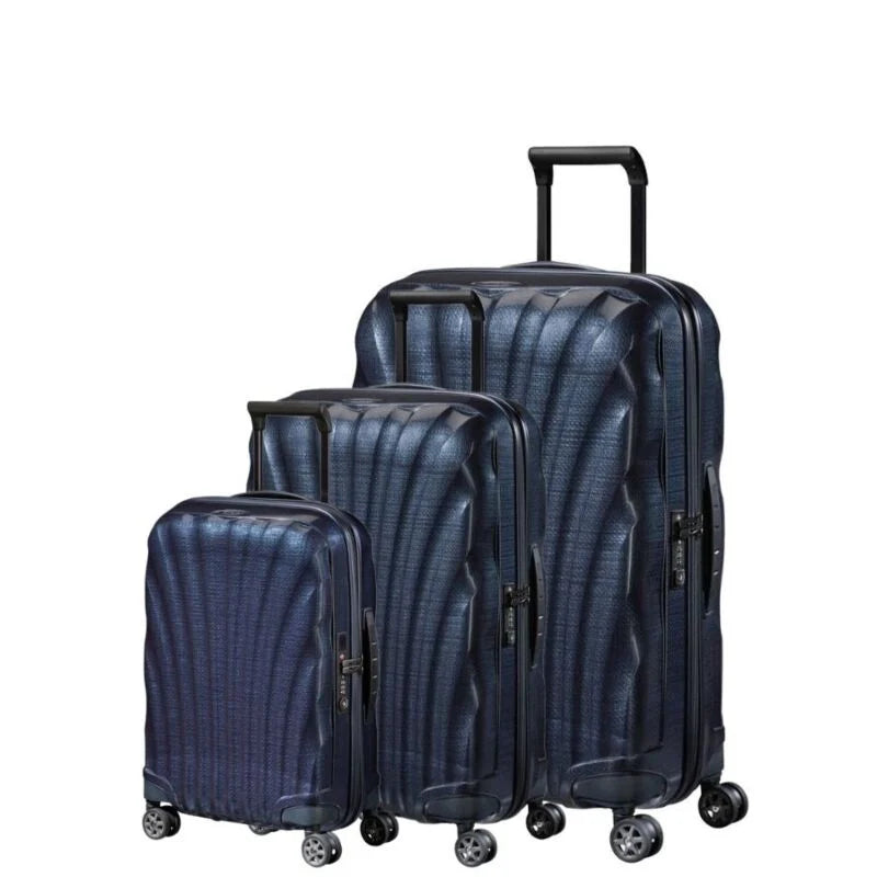 Samsonite - C-Lite Set of 3 Suitcases 55exp-75-81cm - Midnight Blue