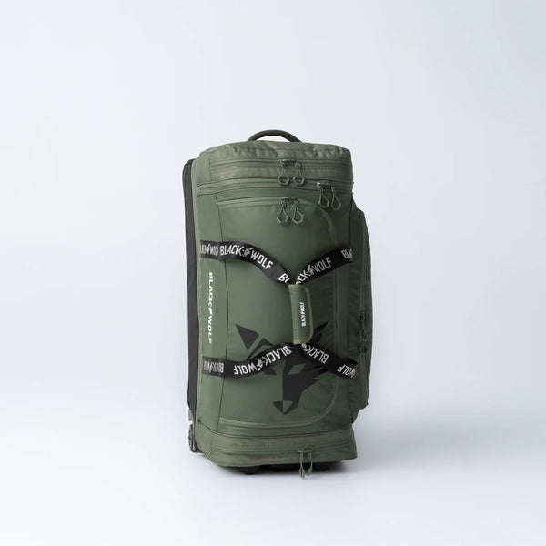 Black Wolf - Bladerunner Gen II 90L (+20L) Rolling Duffle - Moss