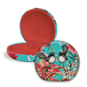 Lisa Pollock - TC56 Small Travel Accessory Case - Delightful Dragonflies