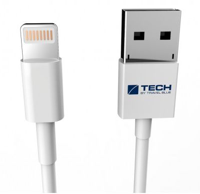 Multi Buy - Travel Blue - 5 x TB-970 USB-A to Lightning 1m Cable - White