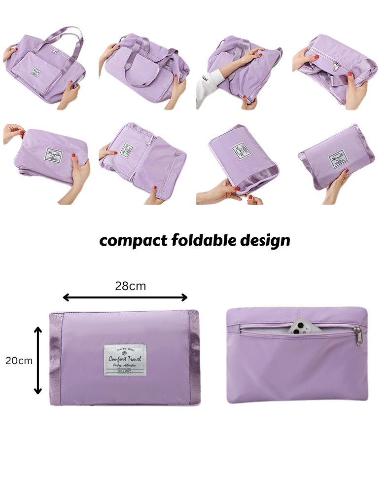 Comfort Travel - CT2404 Fold up Duffle Bag - Pink