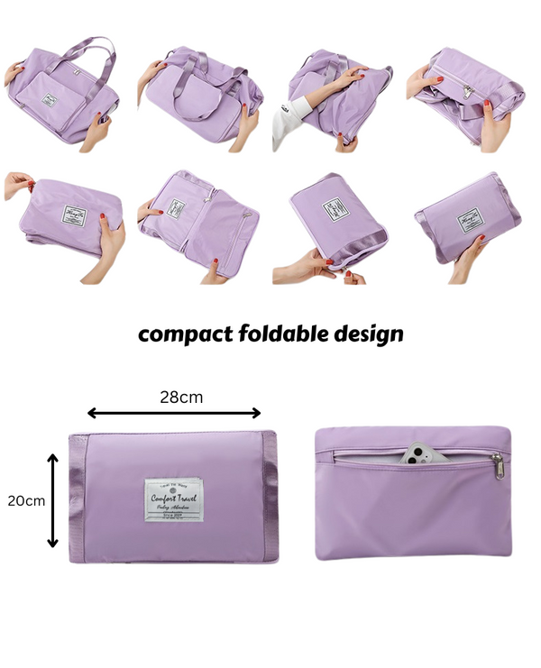 Comfort Travel - CT2404 Fold Up Duffle Bag - Pink
