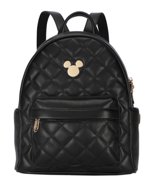 Mickey Mouse - DIS336 Deluxe Mini Backpack Quilted - Black