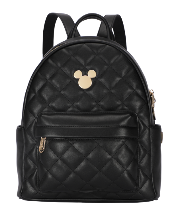 Mickey Mouse - DIS336 Deluxe Mini Backpack Quilted - Black