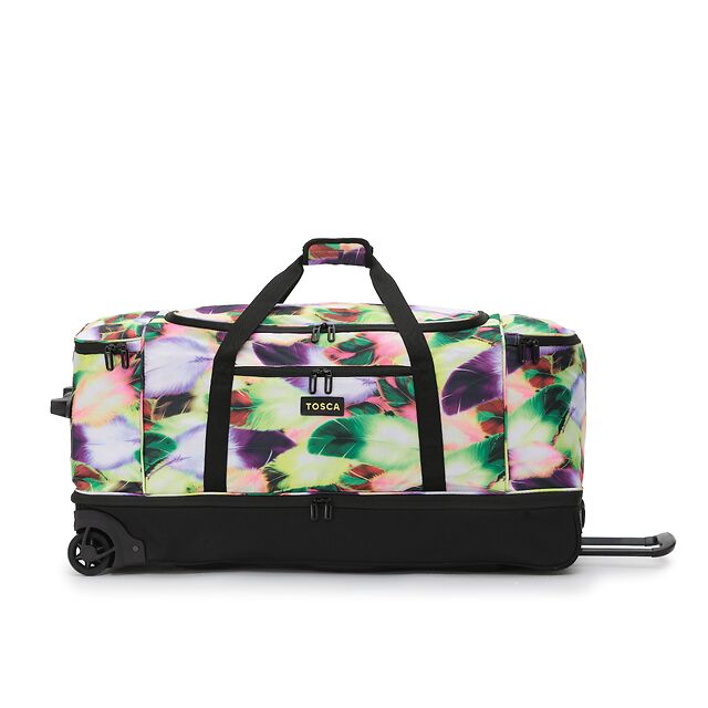 Tosca - TCA798TWJ-C 85cm Wheeled Split Compartment Duffle - Yellow/Feather