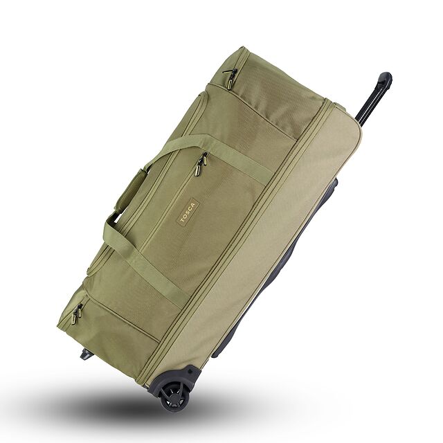 Tosca - TCA798TWJ-B 85cm Wheeled split compartment Duffle - Khaki/Sand