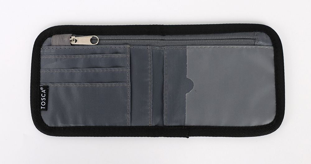 Tosca - TCA009 RFID Bi-Fold Travel wallet - Black - 0