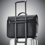 Samsonite Classic Leather Black 15.6in Flap over brief