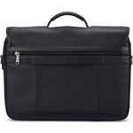 Samsonite Classic Leather Black 15.6in Flap over brief