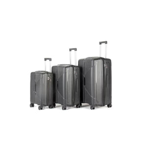 Paklite - PA50 Charter 3 Piece Luggage Set - Black
