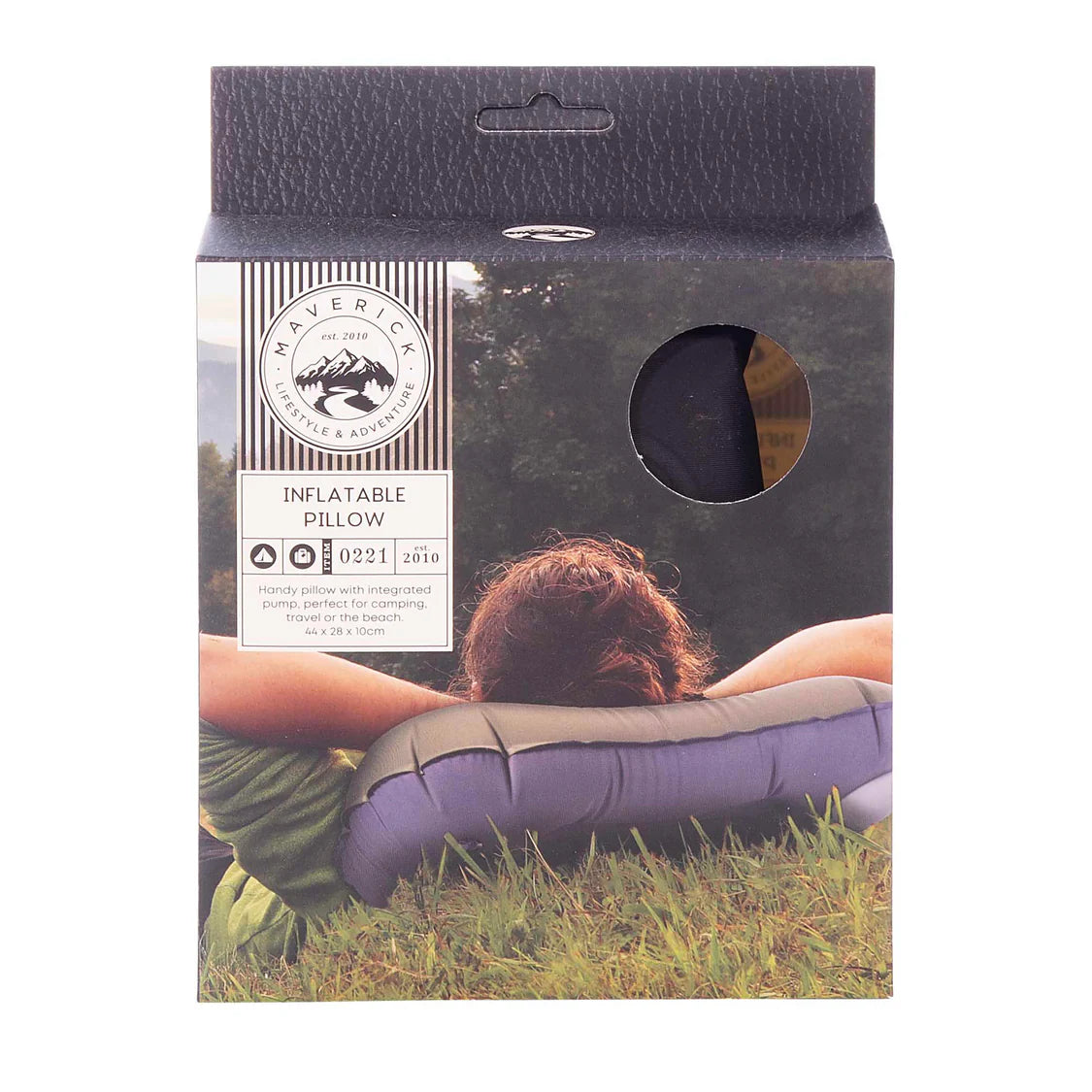 MAVERICK - Inflatable pillow w built in pump -