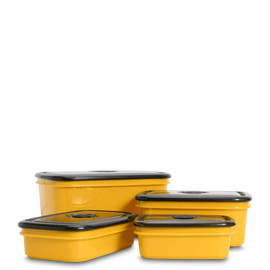 Rugged Xtreme RX11L160 Yellow/Black 4 piece crib box set