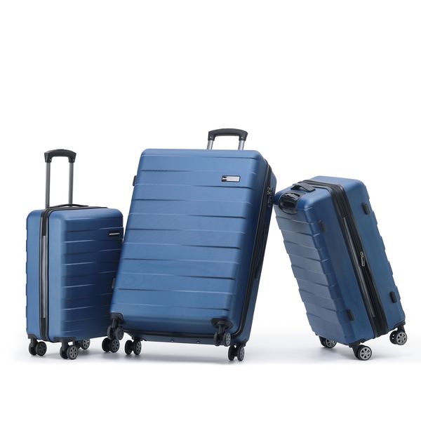 Aus Luggage - ALC250-3A VORTEX Set of 3 suitcases - Blue