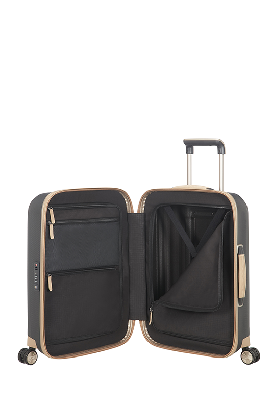 Samsonite - Lite Cube Prime 55cm Small 4 Wheel Hard Suitcase - Matt Graphite