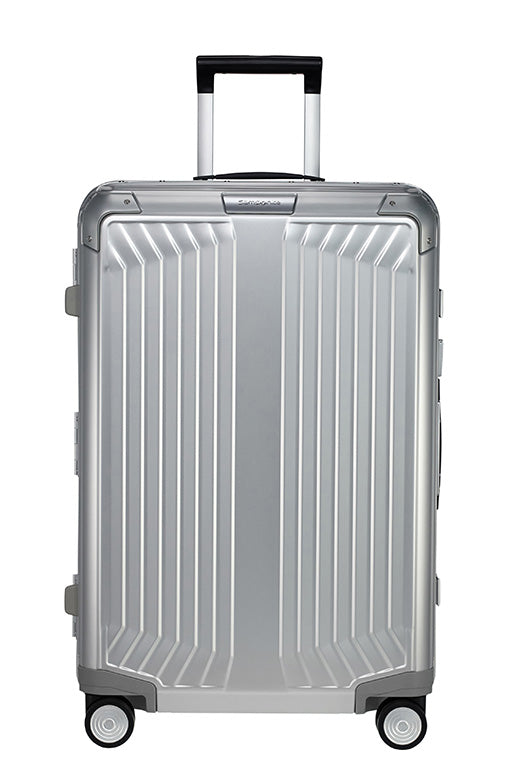 Samsonite - Lite Box ALU 76cm Large 4 Wheel Hard Suitcase - Aluminium ...