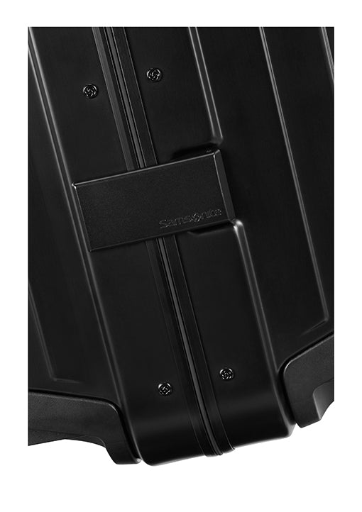 Samsonite - Lite Box ALU 69cm Medium 4 Wheel Hard Suitcase - Black