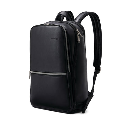 Samsonite - Classic Leather Slim Backpack - Black