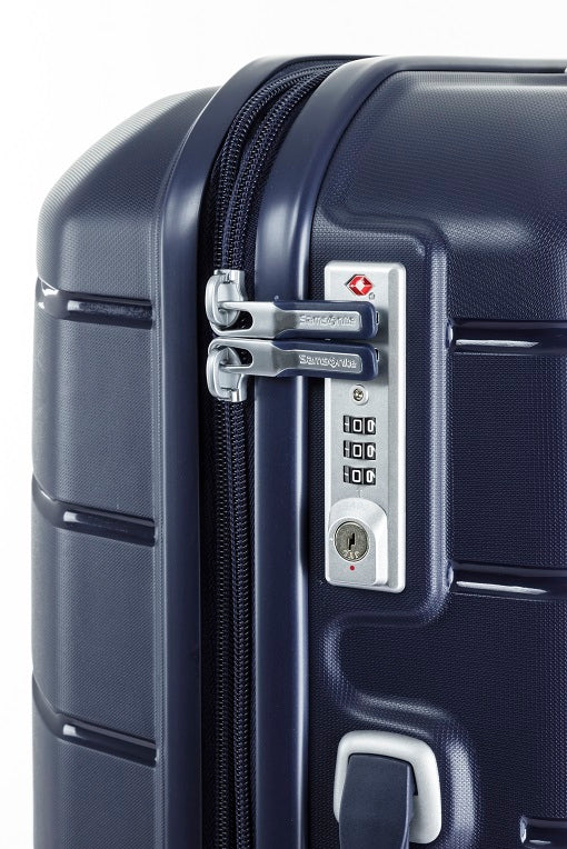 Samsonite - NEW Oc2lite 68cm Medium 4 Wheel Hard Suitcase - Navy