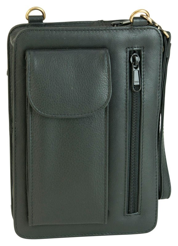 Franco Bonini - 1305 Mens Organiser Bag - Black