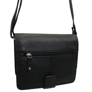 Franco Bonini - 1321 leather organised Handbag - Black