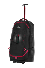 High Sierra - Composite V4 76cm Medium RFID Wheeled Duffle With Backpack Straps - Black/Red