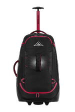 High Sierra - Composite V4 76cm Medium RFID Wheeled Duffle With Backpack Straps - Black/Red
