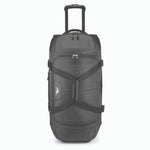 High Sierra - 71cm Fairlead drop bottom wheeled Duffle - Mercury/Black