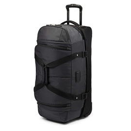 High Sierra - 71cm Fairlead drop bottom wheeled Duffle - Mercury/Black - 0