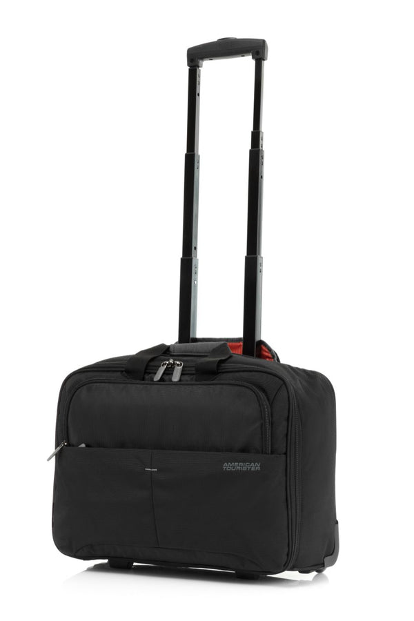 American Tourister - Speedair Rolling 17in Laptop Tote - Black