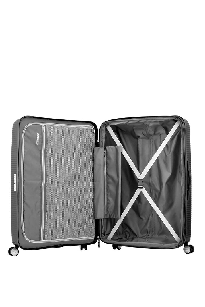 American Tourister cross belt for product safety