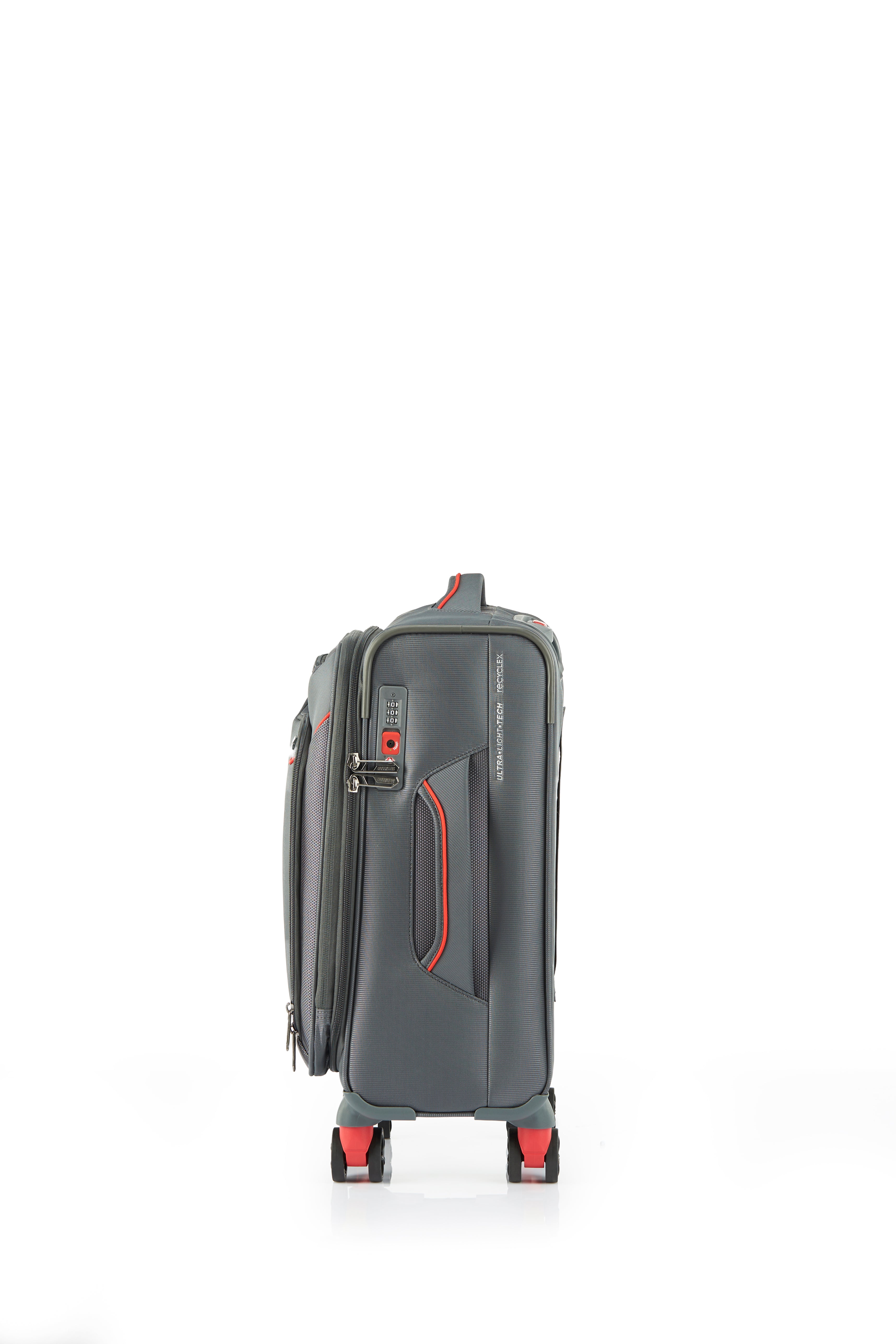 American Tourister - Applite ECO 55cm Small Suitcase - Grey/Red-4