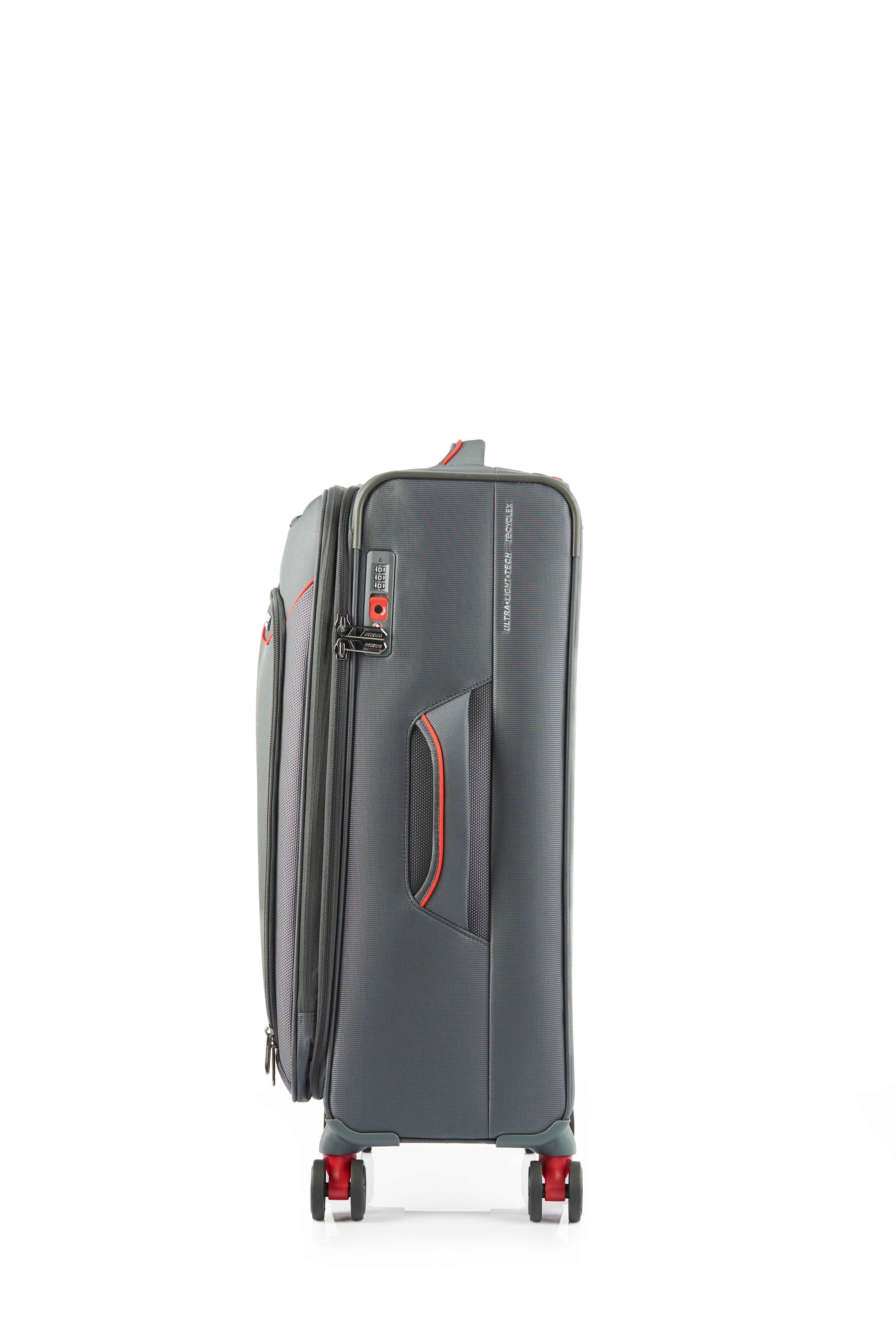 American Tourister - Applite ECO 71cm Medium Suitcase - Grey/Red-4