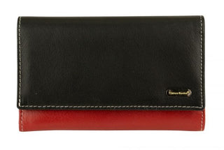 Franco Bonini - 16-012 11 card RFID leather wallet - Black/Multi