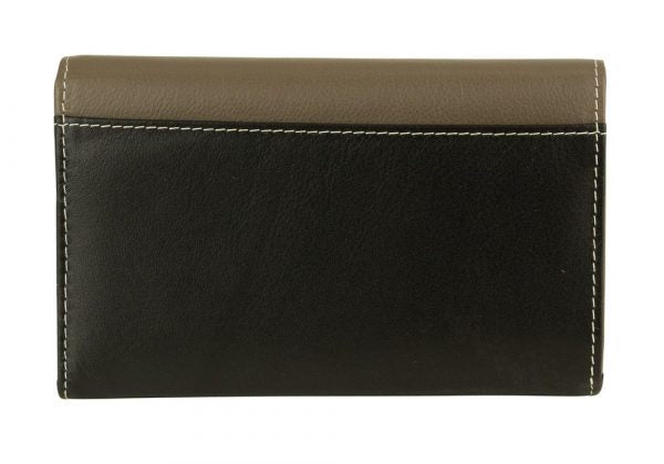 Franco Bonini 16-012 Mushroom/multi 11 card Rfid leather wallet *DC