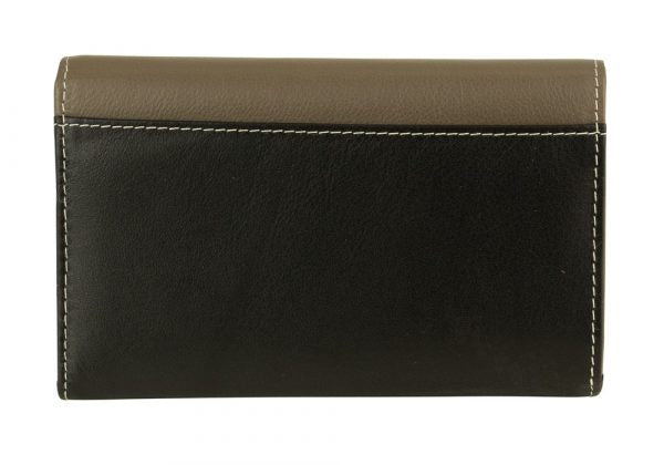 Franco Bonini - 16-012 11 card RFID leather wallet - Mushroom/Multi-3